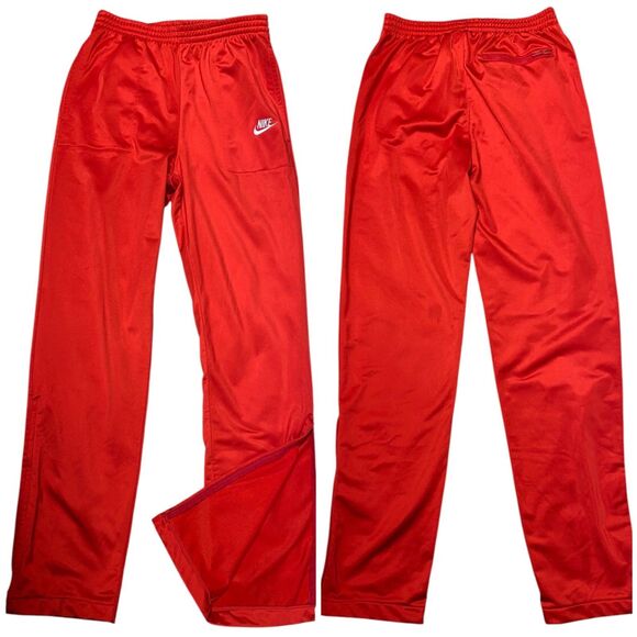 Vtg Nike Size Medium M Red white warm up 2-pc tracksuit 90s y2k retro sport - Picture 6 of 11